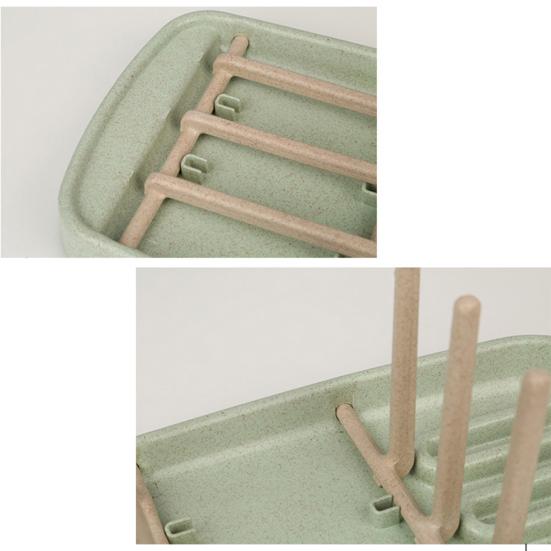 Baby Milk Bottle Drying Rack Plastic Draining Cup Dryer Foldable Holder Tray