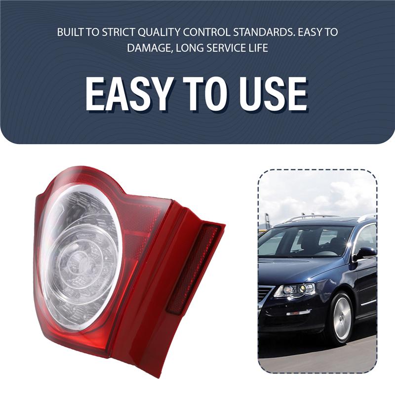 Car Rear Outside Tail Light Taillight Assembly For VW Passat B6 Sendan 2007-2011 Right