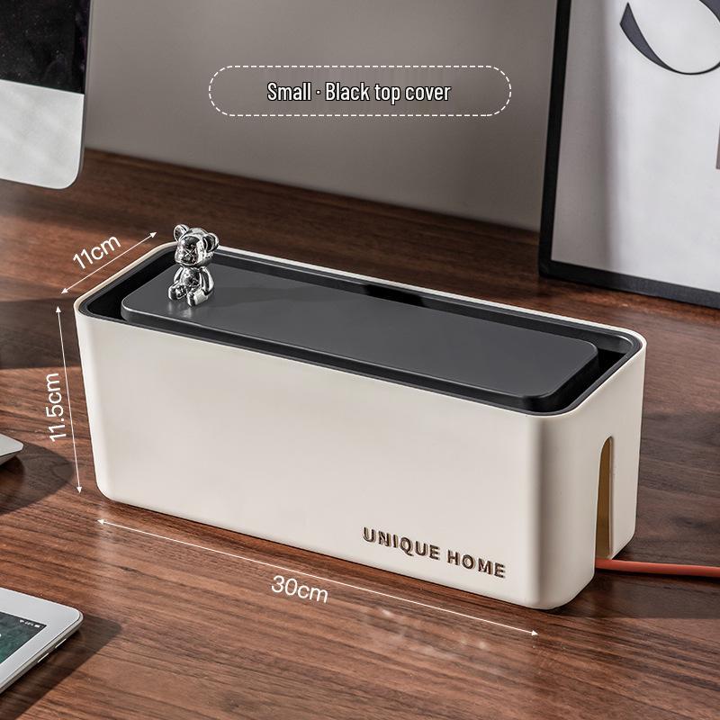 Desktop Cable Organizer and Power Strip Cover