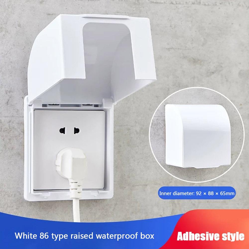 Întrerupător montat pe perete Capac de protecție Auto-adeziv de protecție Priză Priză Cutie impermeabilă Perete