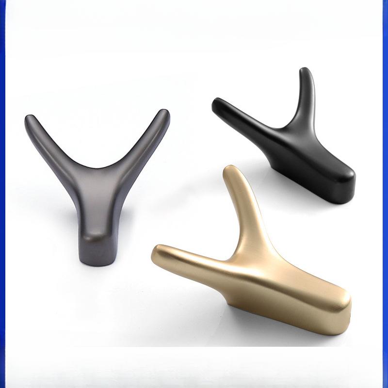 Metal Coat Hooks, Ox Horns, Clothes, Bathroom, Wardrobe, Door, Wall Hanging, Wall Hanging, Installation Hooks