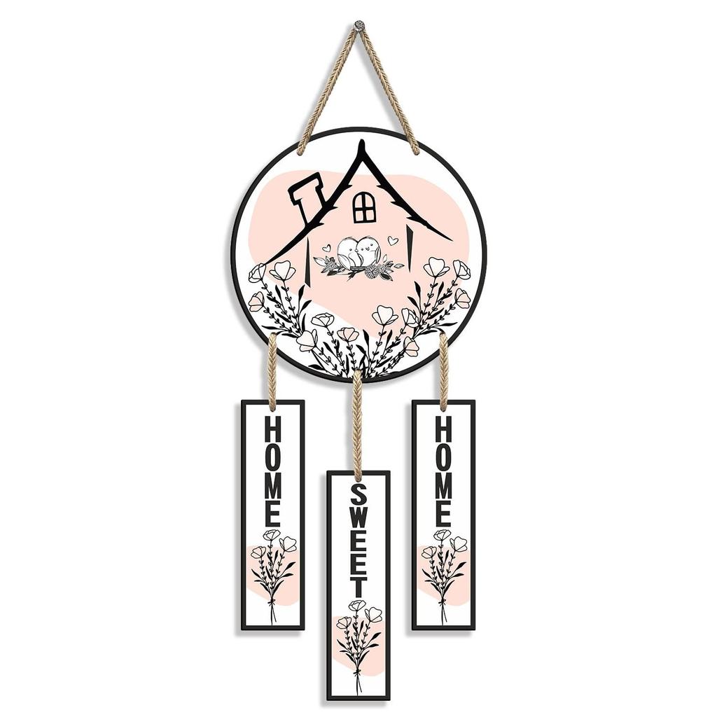 Wohnzimmer-Dekoartikel | Hängende Holzdekoration für das Zuhause | Wandkunst | Dekorative Gegenstände für das Zuhause | Wanddeko für das Wohnzimmer