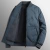 Autumn and Winter Fashion Solid Color Windproof Thickened Warm Cotton-Padded Jacket Men's Casual Loose Sports Large Size Coat