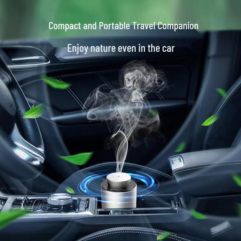 Smart Car Aroma Diffuser: Automatic Fragrance Dispenser & Incense Burner with Start-Stop Feature