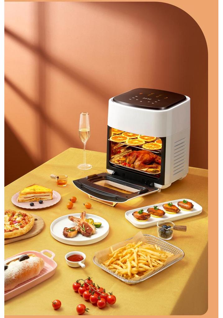 15L Large Capacity Smart Air Fryer, Oil-Free Multifunctional Electric Oven