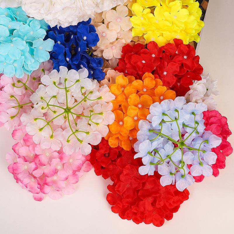 Simulated Silk Embroidered Ball Flower Head Handmade Flower Material Wedding Scene Decoration Embroidered Ball Artificial Flower