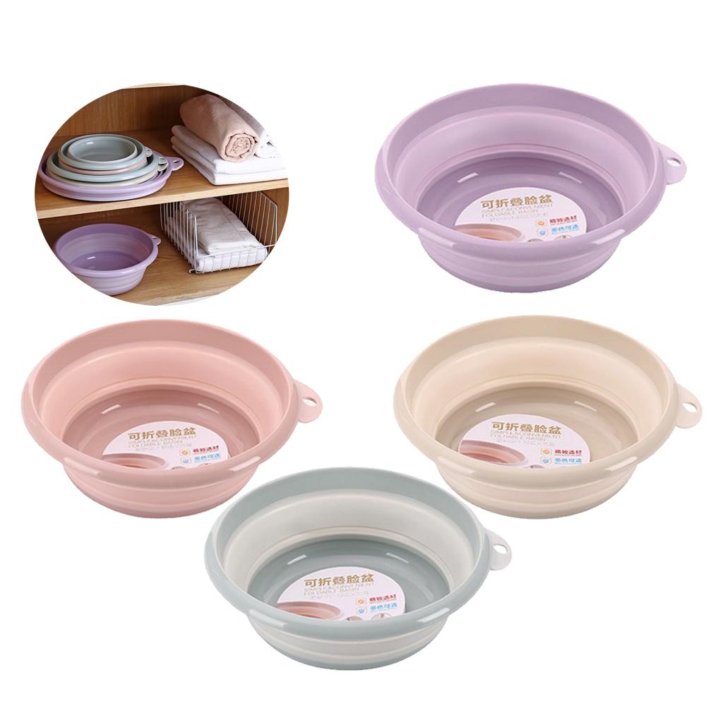 Foldable Bowl Strainer Bivouac Kitchen Sink Bowl, Portable BPA Collapsible Basin