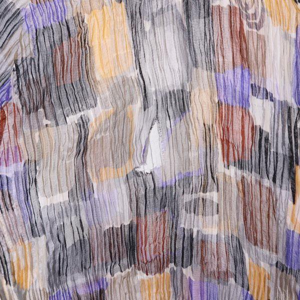 ISSEY MIYAKE Made In Japan Overall Handle Long Sleeve Pleated See-through Cut Women Used