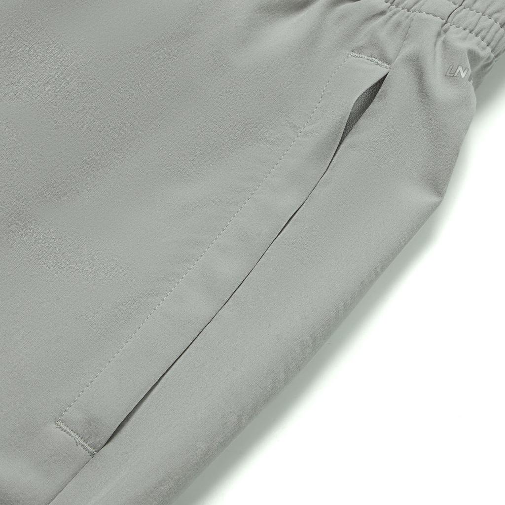 Li Ning Fitness Series Moisture Wicking Quick Dry Logo Elastic + Drawstring Sports Casual Pants Men Bottoms AYKW297-1