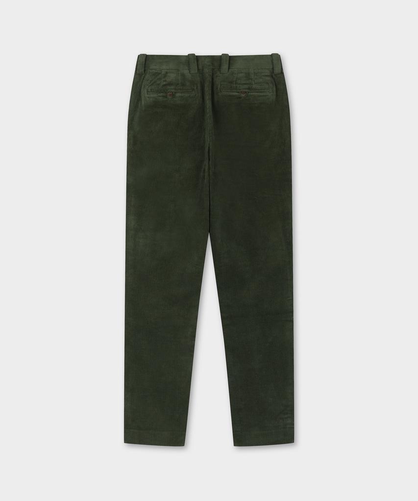 BROOKS BROTHERS Slim Fit 8W Corduroy Pants (Green) (Bbpcmnf402)