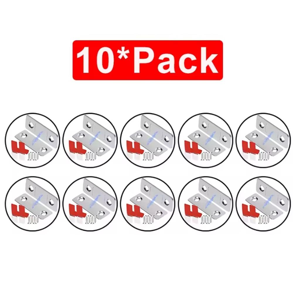 10pcs Magnetic Cabinets Capture Ultra-thin Doors with Strong Magnetic Stoppers, Invisible Adhesive Drawers for Kitchen Cabinets