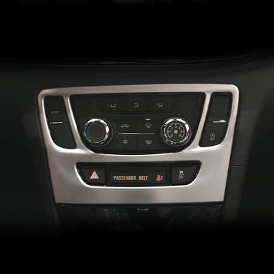 Passend für Opel Mokka Buick Encore Auto Klimaanlage Schalterblende Zierleiste ABS Chrom Zubehör Styling