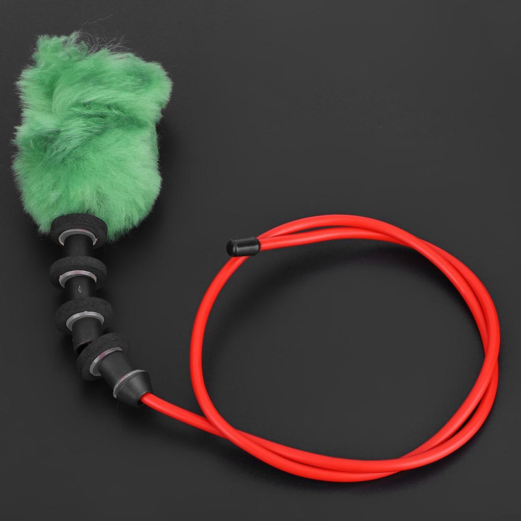 Wool Paintball Barrel Pull Through Squeegee Rope Cleaning Rope (green)