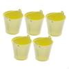 5 Pieces Metal Buckets Plant Pots Versatile Ornament Cute Crafts Mini Candy Tiny Decorative Pails