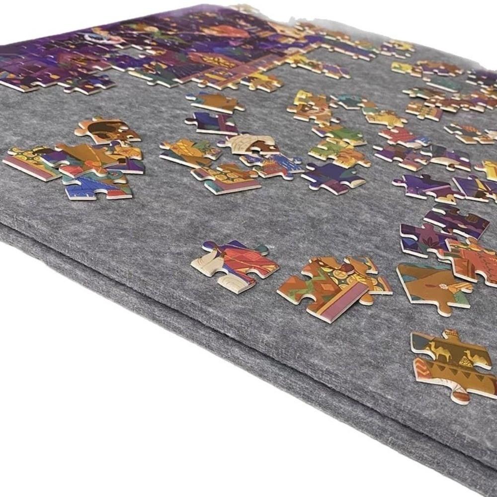 Thickened Puzzle Storage Board Felt Surface Puzzle Workbench  Home Entertainment