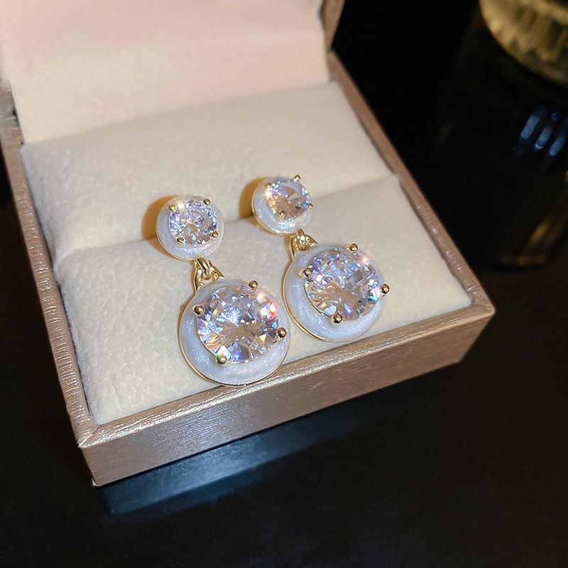 Love Geometric Earrings, Simple Flower Earrings, Fashionable Temperament Earrings, High-end Sense Earrings, Gifts