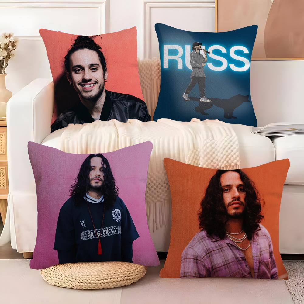 Demon Singer Rapper Rnb R-Russ Pillow Case Sofa Living Room Bedroom Headboard Backrest Cushion Square Cushion