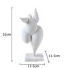 Minimalism Fat Girl Dancer Figures Statue Crafts Desk Decoration Character Resins Sculpture Ornaments Room Aesthetics Decor
