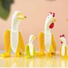 Banana Duck Decoration - Expressive Eyes, Lightweight Durable Plastic Material, Perfect for Home, Office, Party Use - Home Decor