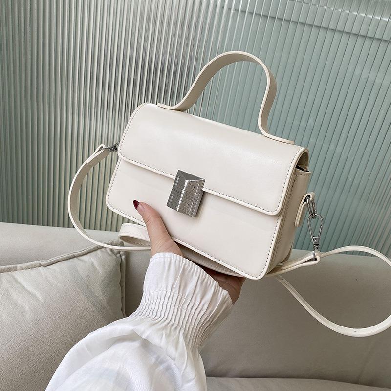Summer New Texture Trend Small Square Bag Women's Bag Messenger Bag Casual Simple Fashion Handbag