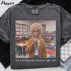 Comfort Colors Kindergarten Shirt, Teacher Tee, Back To School T-Shirt, Tired Doll Kindergarten Department Gifts, Crew, Squad
