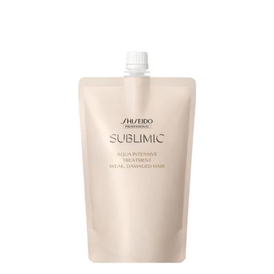 Kremowa kuracja Shiseido Professional Sublimic Aqua Intensive Treatment Dla Osłabionych 450g Kuracja W Włosy, [Uzupełnienie]