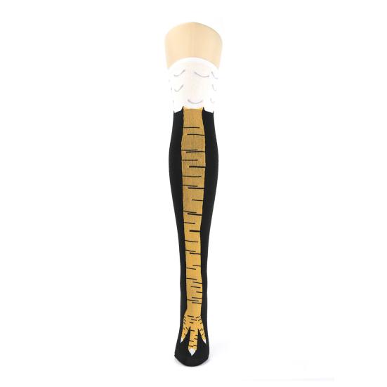 Vtipné ponožky kuřecí nohy pro muže ženy Novinka ponožky kuřecí nohy Podkolenky Trubkové ponožky Dárky pro dospělé