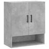 Wall Cabinet Concrete Gray 60x31x70 cm Wood Based Material