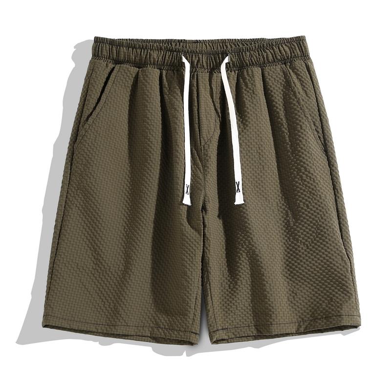 Summer Casual Shorts Man Vintage Clothes Plus Size Elastic Waist Short Shorts