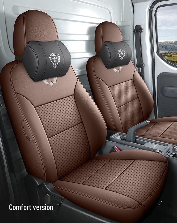 Full Leather Universal Car Seat Cushion for Wuling Yangguang - Four Seasons Model