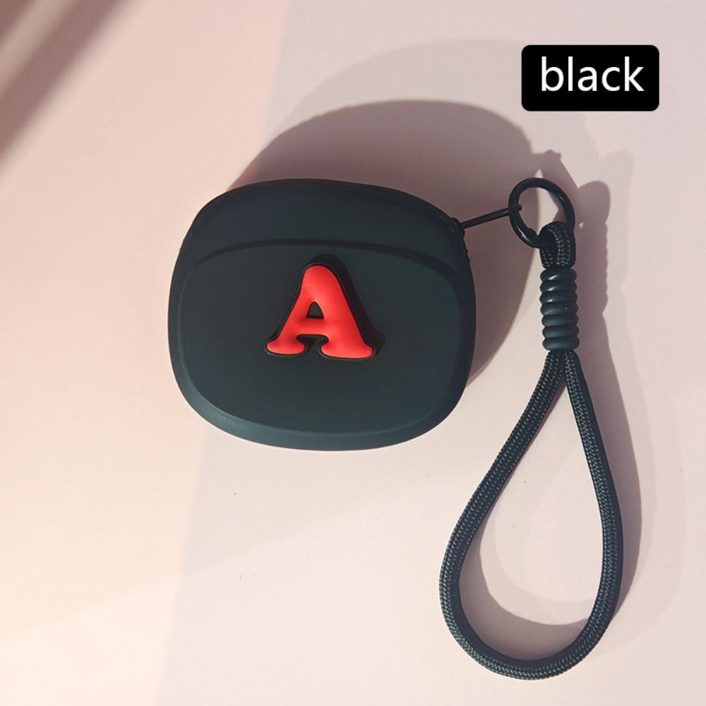 Letter Storage Bag Silicone Coin Purse Wallet with Lanyard Portable Data Cable Earphone Organizer Key Pouch Waterproof Wallets