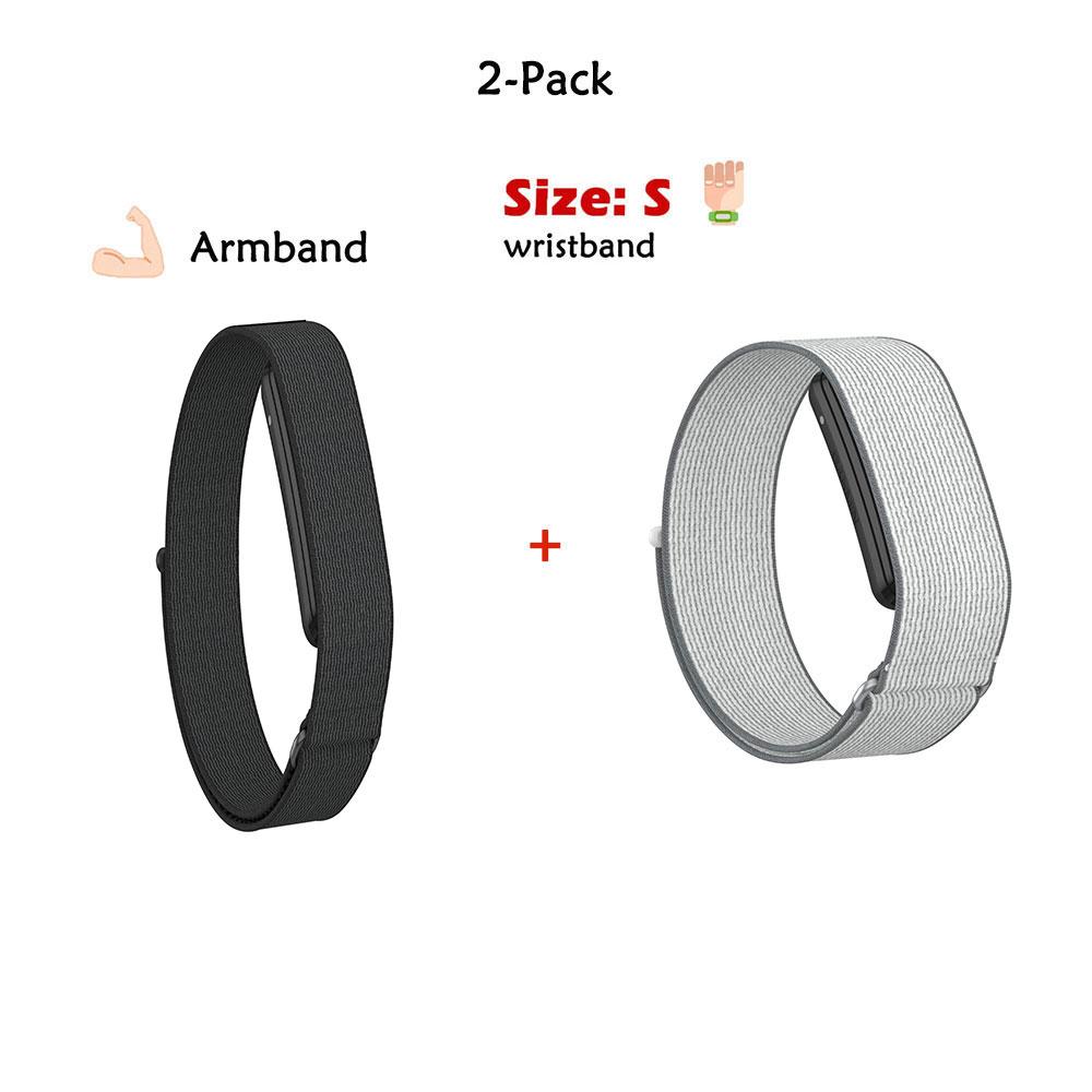 2 Stück Nylon-Handgelenk-/Armband Exklusiv für Garmin CIRQA Smart Band Leichtes Armband Atmungsaktiv für Garmin CIRQA Den ganzen Tag tragen