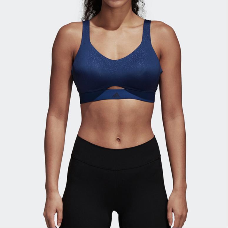 Adidas Strngr Sft Graphic Print Skin-Friendly Comfortable Sports Underwear Women Underwear Navy-Blue CD6388