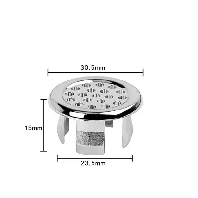 4/1Pcs Sink Hole Round Overflow Cover Basin Trim Bath Drain Cap Wash Basin Hollow Overflow Rings Kitchen Bathroom Accessories