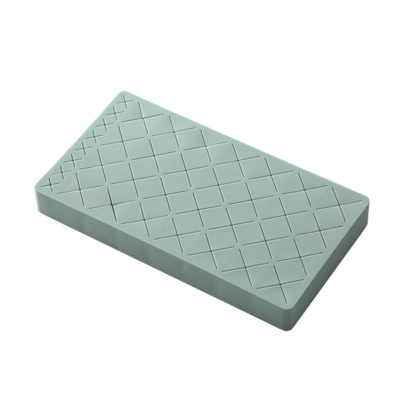 Silicone Lipstick Organizer Modular Cosmetic Storage for Lip Gloss Brow Pencils Vanity Countertop Makeup Display Holder