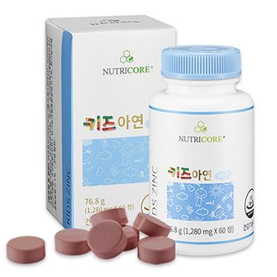 Nutricore Kids Zinc Chewables, 60 Tablets, 1 Pack