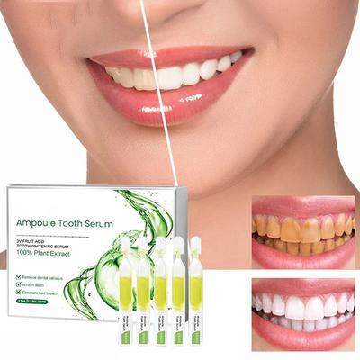 10PCS/Box 1.5ml Ampoule Toothpaste Tooth Stains Essence Teeth Whitening Deep Teeth Cleaning Oral Hygiene Care