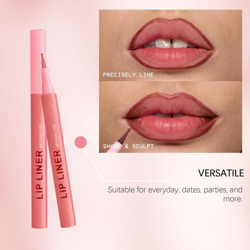 Crayon à lèvres multifonctionnel Stylo rouge à lèvres liquide mat Tasse anti-adhésif Stylo brillant à lèvres Couleur unie Stylo glaçage à lèvres Longue tenue Imperméable Transpiration Maquillage