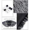 Medieval Faux Fur Collar for Men Women Cape Shoulder Wrap Retro Hunter Pirate Costume Halloween Cosplay Accessory