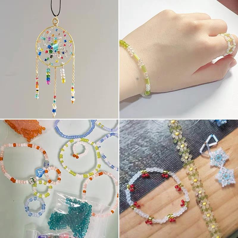 New 15g/lot 4mm Effect of The Cream Charm Czech Glass Seed Beads for Jewelry Making DIY Bracelet Necklace Accessories