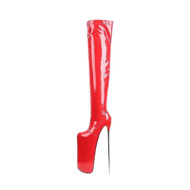 Fashion 30CM Women Thigh Boots 2025 Designer Luxury Platform High Heel Women Shoes Sexy Stiletto Lady Over The Knee Boots Front Strap