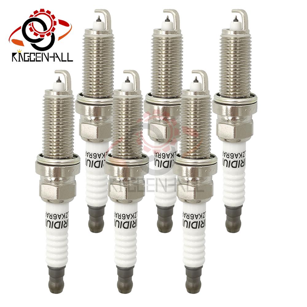 4/6/8pcs High Quality LZKAR6AP-11 22401-ED815 Iridium New Spark Plug Candles For Nissan March Tiida X-Trail Cube 22401ED815