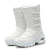 Women's Boots Anti-slip Waterproof Winter Snow Boots Outdoor Thick Bottom Winter Shoes Thick Plush Medium Boots Platform Boots