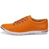 2025 Men's Comfortable Leather Casual Shoe  Fashionable And  Lightweight Sports Shoes Lace-Up Round -Toe Anti-Slip Walking Shoes