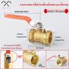 Copper Ball Valve: DN15 Double Female Thread, DN20 Tap Switch, 2/3 Points Internal/External Thread Pneumatic Valve