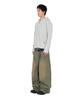 AAKAM Cable Knitted Zip-Up Hoodie (Gray)