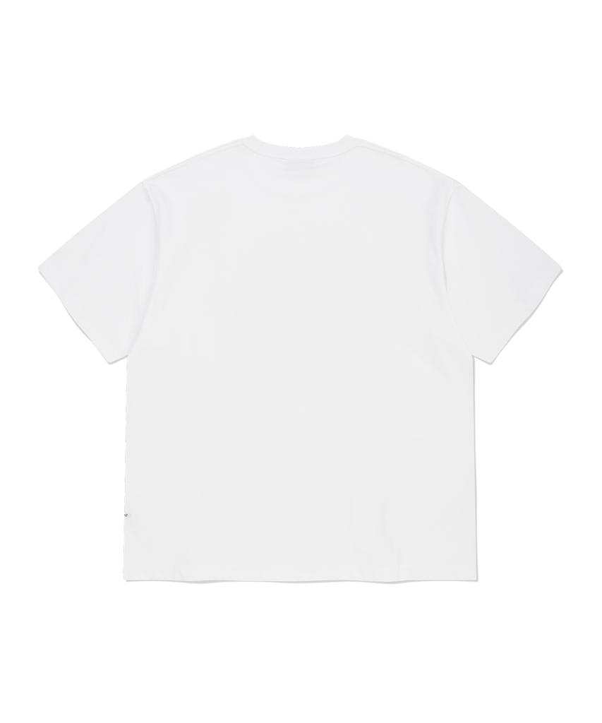 COVERNAT Checkerboard Graphic T-Shirt White