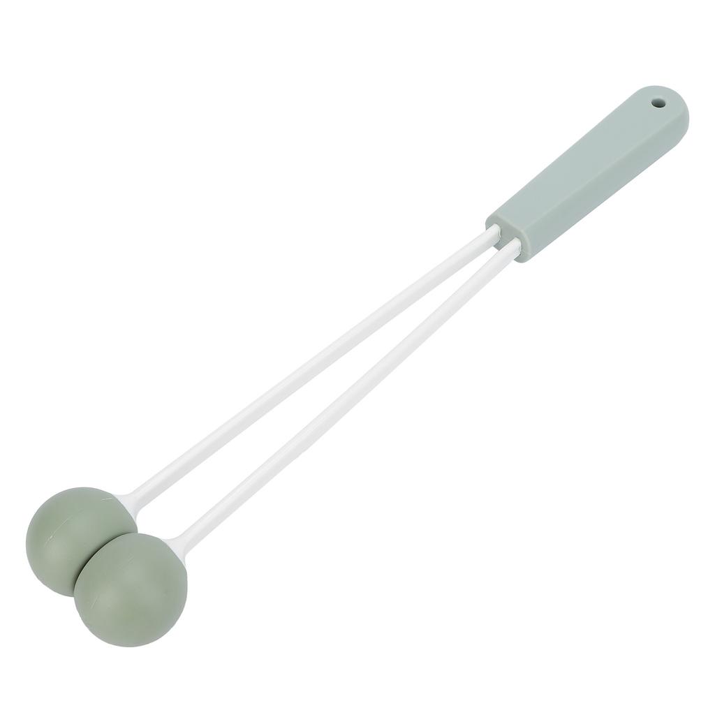 Handlicher Klopfmassagehammer Fitness Anti-Rutsch Doppelkugel Silikon Körper Klopfmassagegerät