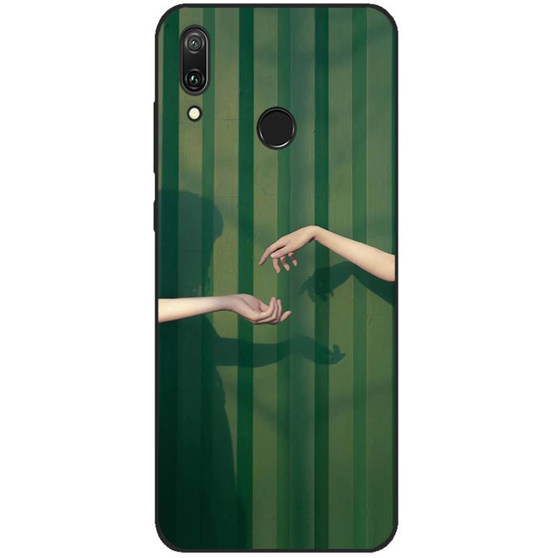 For Huawei Y7 2019 Case Y 7 2019 Silicone TPU Back Cover Protective Phone Case For Huawei Y7 Y7 Prime 2019 Bumper Fundas Coque