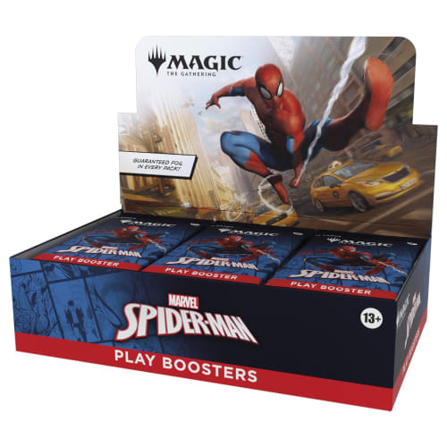 Magic: The Gathering Marvel Spider-Man Play Booster English Edition (Box of 30 Packs) MTG Trading Card Wizards of the Coast SPM D45240000